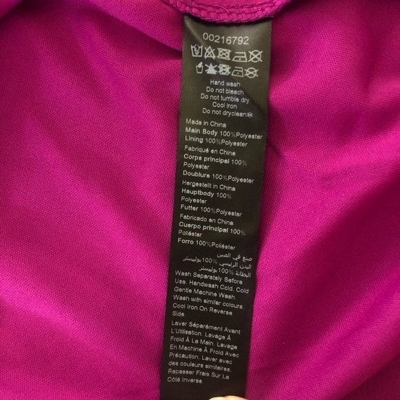 Avenue Studio Women’s Hanna Magenta V-Neckline Layered Top Plus Size 26/28 - Picture 8 of 15